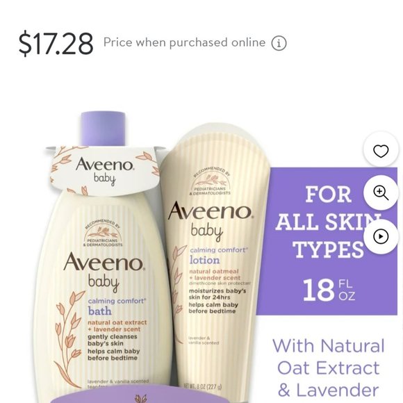 Aveeno Baby bath and lotion - Picture 2 of 4